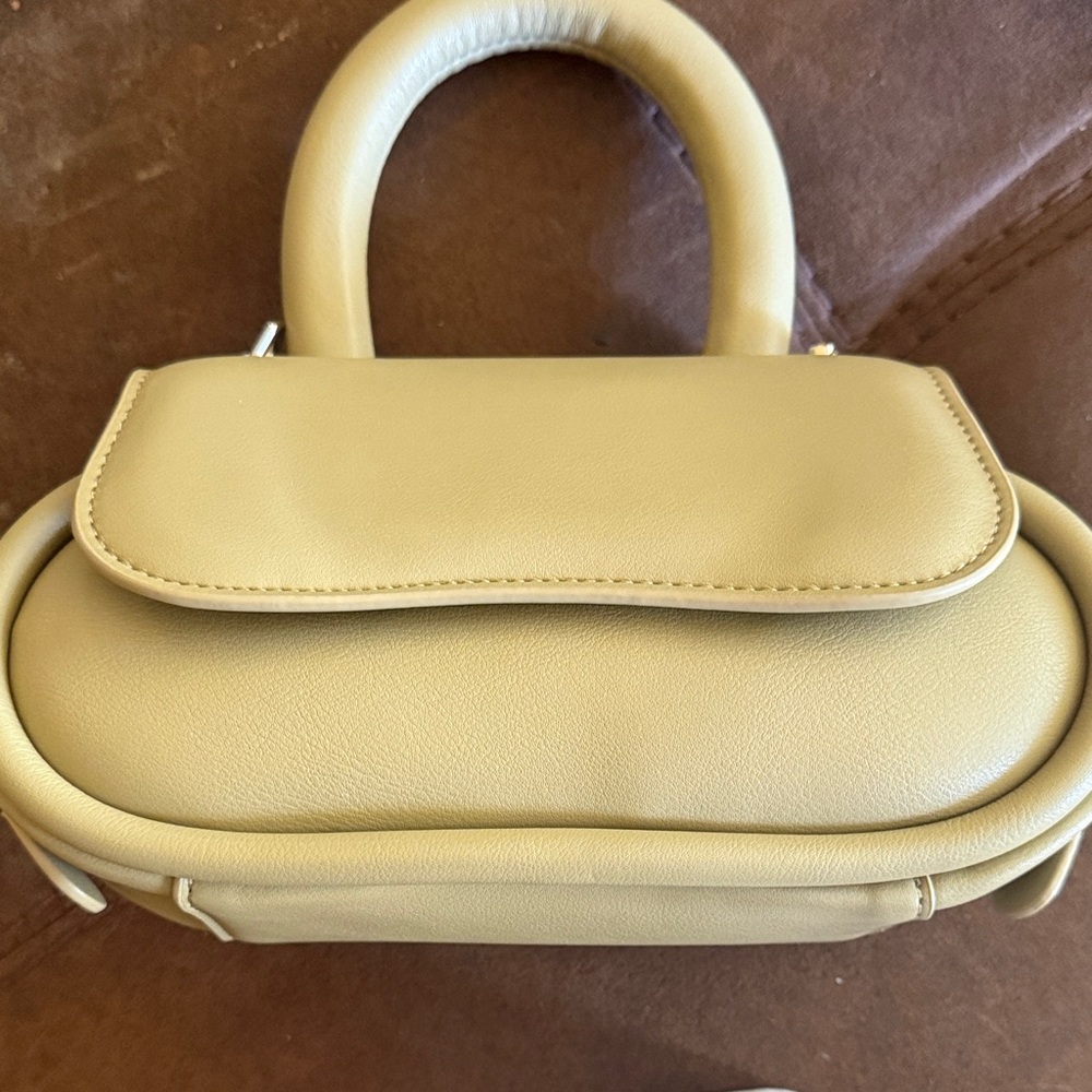 Melie Blanco  light olive  Top-Handle Bag - Minimal Structured Handbag